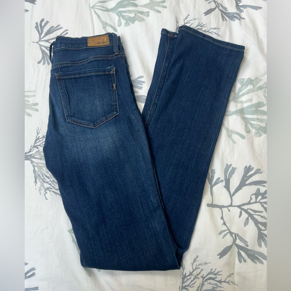 Express Indigo Skyscraper Jeans